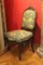 19th Century French Louis XV Style Side Chairs with Fortuny Fabric Upholstery, Set of 2 5