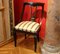 Französische Directoire Stühle aus Mahagoni mit Seiden-Mischbezug, 18. Jh., 4er Set 12