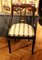 18th Century French Directoire Mahogany Chairs with Silk Blend Upholster Fabric, Set of 4, Image 7