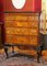 English George II Style Burl Walnut and Marquetry Chest on Stand or Highboy, 1890s 2