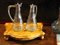 19th Century English Cut Glass and Sterling Silver Oil and Vinegar Cruet Set, Set of 2 4