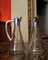 19th Century English Cut Glass and Sterling Silver Oil and Vinegar Cruet Set, Set of 2 9