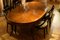 Tavolo da pranzo ovale in stile Impero in legno di ciliegio ed ebano, Italia, XIX secolo, Immagine 5