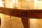 Italian Empire Style Oval Cherrywood and Ebony Dining Room Table, 19th Century, Image 10