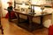 17th Century Italian Walnut Rustic Trestle Refectory Dining or Library Table, Image 15