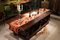 17th Century Italian Walnut Rustic Trestle Refectory Dining or Library Table, Image 5