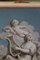 Französischer Künstler, Blau-Weiße Komposition mit Engel, 19. Jh., Öl auf Leinwand, Gerahmt 9
