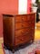 Late 19th Century English Mahogany Bow Front Chest of Drawers, Image 2