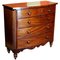 Late 19th Century English Mahogany Bow Front Chest of Drawers, Image 1