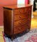 Late 19th Century English Mahogany Bow Front Chest of Drawers, Image 9