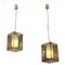 Model 2211 Pendant Lights by Max Ingrand for Fontana Arte, 1962, Set of 2 1