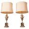 Ear of Corn Lamps from Maison Charles, 1970, Set of 2, Image 1