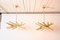 24-Light and 18-Light Chandeliers in Brass from Stilnovo, 1960s, Set of 2, Image 4