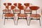 Set of Six Italian Plywood Chairs, 1960, Set of 6 3