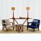 Club chair in cotone blu di Ada Interiors, Immagine 4