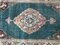 Vintage Turkish Teal Rug, Image 6