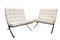 Barcelona Lounge Chairs attributed to Lilly Reich & Ludwig Mies Van Der Rohe, 1970s, Set of 2 1