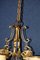 Lámpara de araña Mazarin de bronce dorado y cristal, años 40, Imagen 5