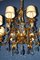 Mazarin Chandelier in Gilded Bronze and Crystal, 1940s 3