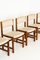Niederländische Stühle aus Teak & Stoff im Stil von Pastoe, 1960er, 6er Set 5