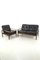 Vintage Two-Seater Sofa in Black Leather 3