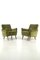 Fauteuils en Velours, 1960s, Set de 2 1