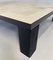 Italian Art Deco Style Parchment Square and Black Lacquered Coffee Table, 1980s 9