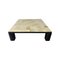 Italian Art Deco Style Parchment Square and Black Lacquered Coffee Table, 1980s 1