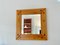 Vintage Brutalist Mirror with Pine Frame 6