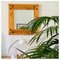 Vintage Brutalist Mirror with Pine Frame 5