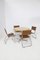 Italian Round Table in Steel and Wood by Gae Aulenti for Elam, 1950s 7