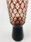 Large Brown Stained Glass Vase, 1960s, Image 3