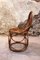 Petite Chaise Vintage en Osier, 1950s 4