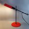 Red Table Lamp from Veneta Lumi, Italy, 1970s 4