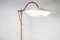 Stitched Leather Floor Lamp attributed to Jacques Adnet, 1950s, Image 6