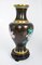 Chinese Black and Gold Vase with Birds and Flowers, 1950s, Image 4