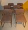 Steel & Alcantara Dining Chairs, Italy, 1970s, Set of 6, Image 10