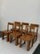 Modernist Cherrywood Chairs, 1970s, Set of 6 4