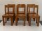Modernist Cherrywood Chairs, 1970s, Set of 6 1