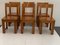 Modernist Cherrywood Chairs, 1970s, Set of 6 2