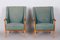 Art Deco Armlehnstühle aus grüner Buche, 1940er, Dänemark, 2er Set 14