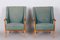 Art Deco Green Beech Armchairs, 1940s, Denmark, Set of 2 14