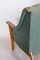 Art Deco Green Beech Armchairs, 1940s, Denmark, Set of 2, Image 4