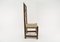 Hand Carved Wooden High Back Chair with Sea Grass Seat, Spain, 1960s, Image 4