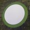 Round Green Wood Framed Mirror, 1970s, Image 2