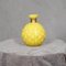 Gelbe Mid-Century Vase aus Muranoglas & Messing, 1950er 8