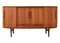 Danish Highboard with Bar Cabinet and Sliding Doors, 1960s 1