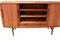 Danish Highboard with Bar Cabinet and Sliding Doors, 1960s 11