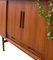 Danish Highboard with Bar Cabinet and Sliding Doors, 1960s 16