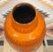 Vase de Plancher Modèle 550-45 Contura Orange de Bay Keramik, 1970s 9